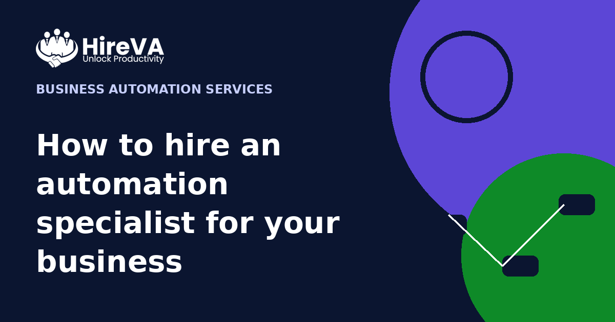 How to hire an automation specialist for your business