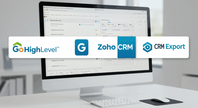 GoHighLevel, Zoho CRM, and CRM Expert Services