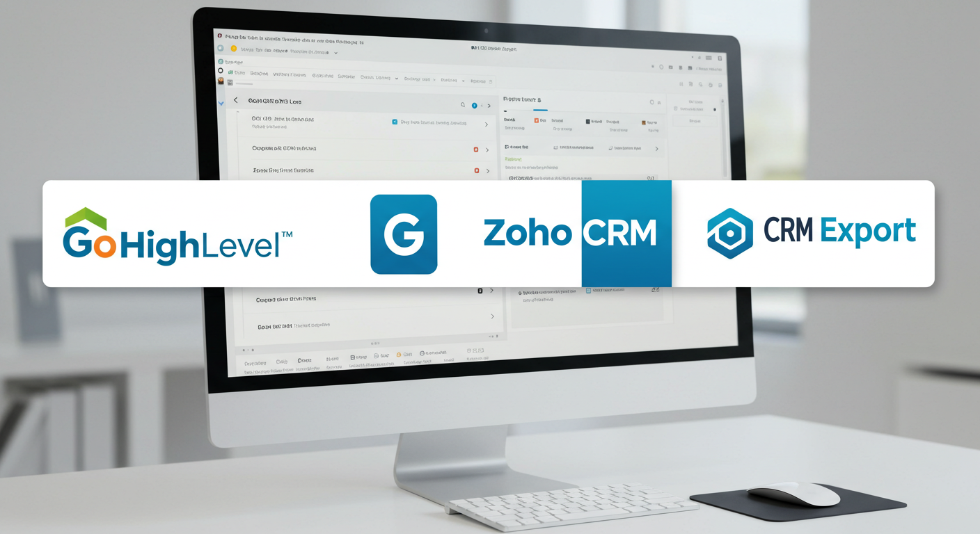 GoHighLevel, Zoho CRM, and CRM Expert Services